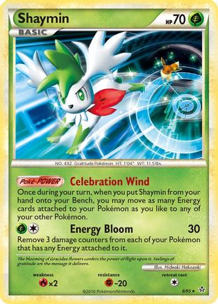 Shaymin  - Reverse Holofoil Unleashed - Holo Rare