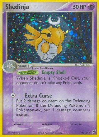 Shedinja  - Holofoil Deoxys - Holo Rare