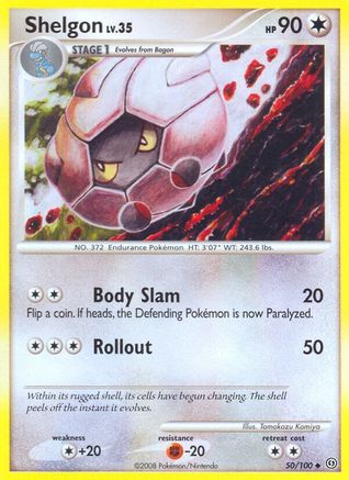 Shelgon 050  - Reverse Holofoil Stormfront - Uncommon