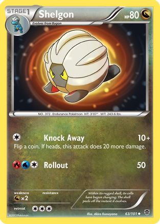Shelgon  Plasma Blast - Uncommon