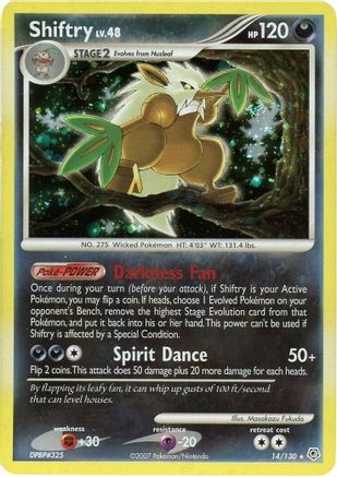 Shiftry  - Reverse Holofoil Diamond and Pearl - Holo Rare