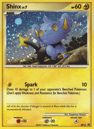 Shinx - DP15  - Holofoil Diamond and Pearl Promos - Promo