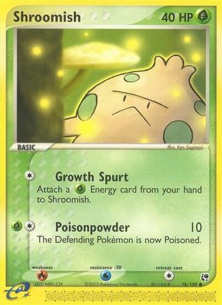 Shroomish  Sandstorm - Common