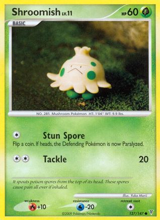 Shroomish 127  - Reverse Holofoil Supreme Victors - Common