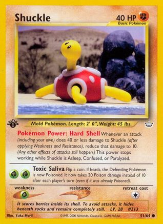 Shuckle 051  - 1st Edition Neo Revelation - Common