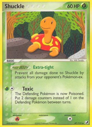 Shuckle  - Reverse Holofoil Unseen Forces - Uncommon
