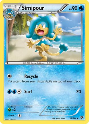 Simipour  XY Base Set - Rare