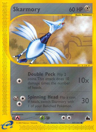 Skarmory  - Reverse Holofoil Skyridge - Common