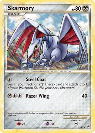 Skarmory  - Reverse Holofoil Call of Legends - Rare