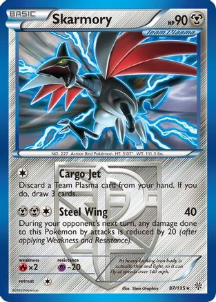 Skarmory (Team Plasma)  Plasma Storm - Rare