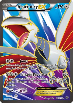 Skarmory EX (145 Full Art)  - Holofoil XY Base Set - Ultra Rare