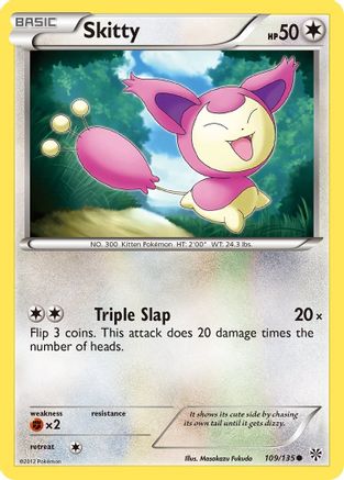 Skitty 109  Plasma Storm - Common