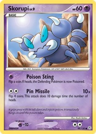 Skorupi  - Reverse Holofoil Diamond and Pearl - Common