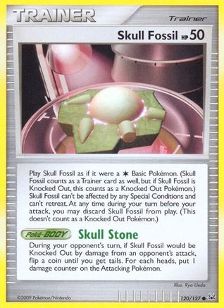 Skull Fossil  - Reverse Holofoil Platinum - Common