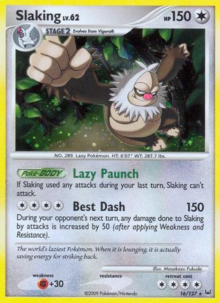 Slaking  - Reverse Holofoil Platinum - Holo Rare