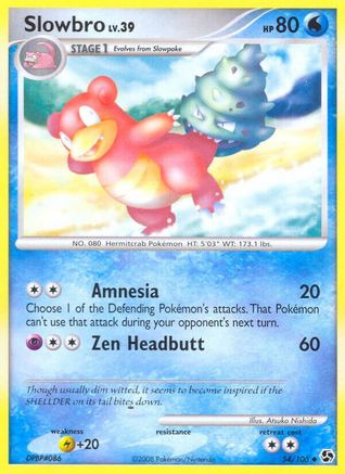 Slowbro  - Reverse Holofoil Great Encounters - Uncommon