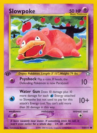 Slowpoke 073  - 1st Edition Neo Genesis - Common