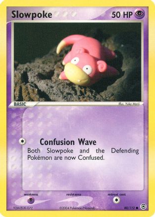 Slowpoke 080/112  - Reverse Holofoil FireRed & LeafGreen - Common
