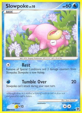 Slowpoke 082  - Reverse Holofoil Great Encounters - Common