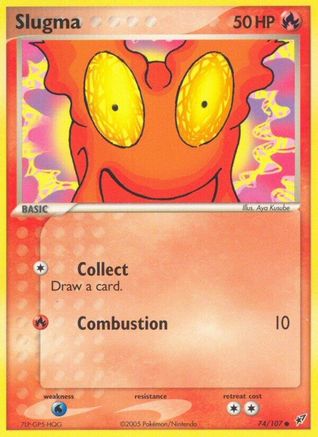 Slugma 074/107  - Reverse Holofoil Deoxys - Common