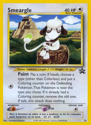 Smeargle 032  WoTC Promo - Promo
