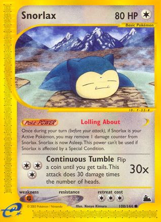 Snorlax  Skyridge - Common