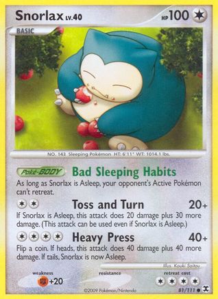 Snorlax (81) (81) 081  Rising Rivals - Common