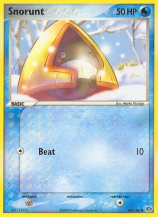 Snorunt  Emerald - Common