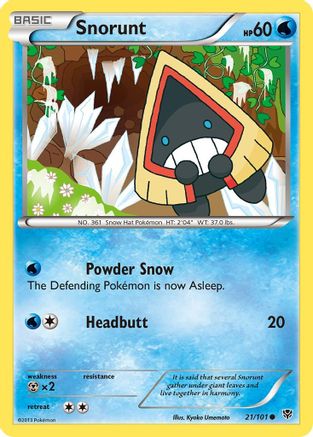 Snorunt 021  Plasma Blast - Common
