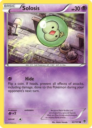 Solosis  - Reverse Holofoil Plasma Blast - Common