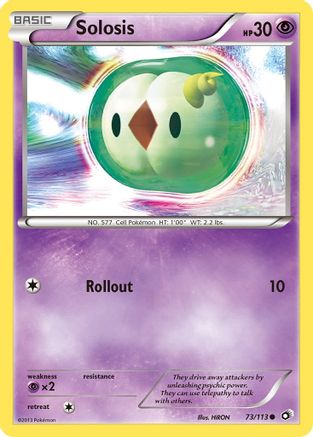 Solosis (73)  - Reverse Holofoil Legendary Treasures - Common
