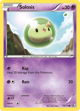 Solosis (74)  - Reverse Holofoil Legendary Treasures - Common