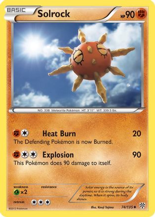 Solrock  Plasma Storm - Uncommon