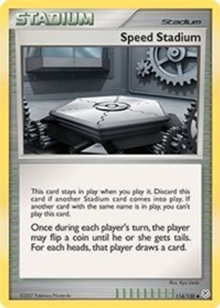Speed Stadium/130  - Reverse Holofoil Diamond and Pearl - Uncommon