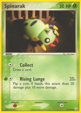 Spinarak 078  Team Rocket Returns - Common