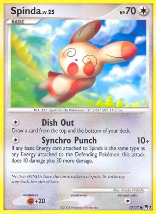 Spinda 017  POP Series 7 - Common