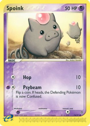 Spoink - 74/97/97  Dragon - Common