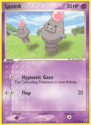 Spoink 076  Deoxys - Common