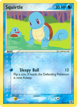 Squirtle 082/112  FireRed & LeafGreen - Common