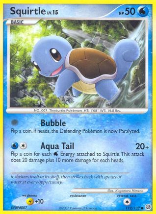 Squirtle 112  Secret Wonders - Common