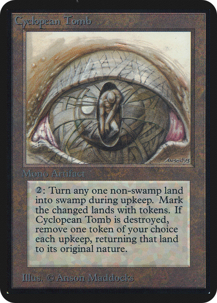 Cyclopean Tomb (LEA-) - Limited Edition Alpha