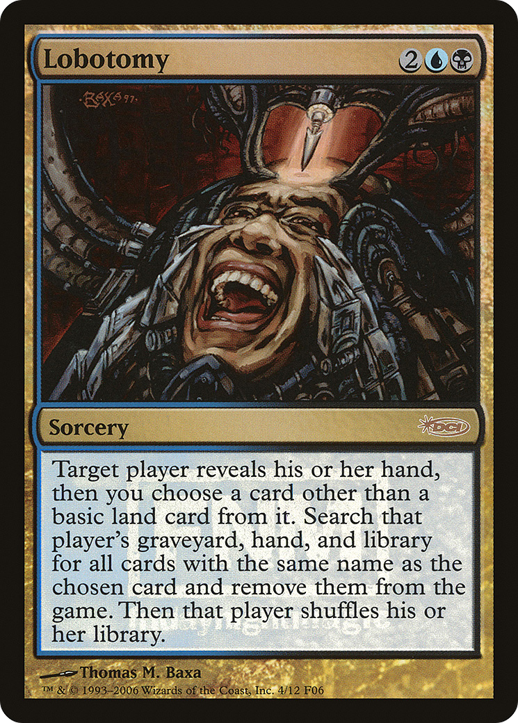 Lobotomy (FNM-) - Friday Night Magic 2006 Foil
