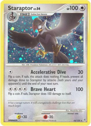 Staraptor  - Reverse Holofoil Diamond and Pearl - Holo Rare