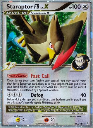 Staraptor FB Lv.X  - Holofoil Supreme Victors - Ultra Rare