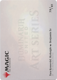 Tura Kennerüd, Skyknight // Tura Kennerüd, Skyknight (ADMU-079) - Dominaria United Art Series (Borderless)