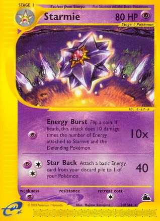 Starmie (30)  Skyridge - Rare