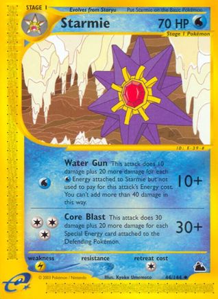 Starmie (44)  Skyridge - Uncommon