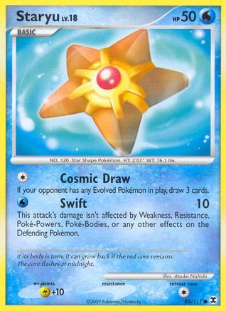 Staryu/111  Rising Rivals - Common