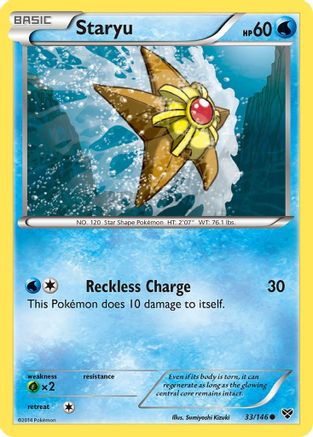 Staryu  XY Base Set - Common