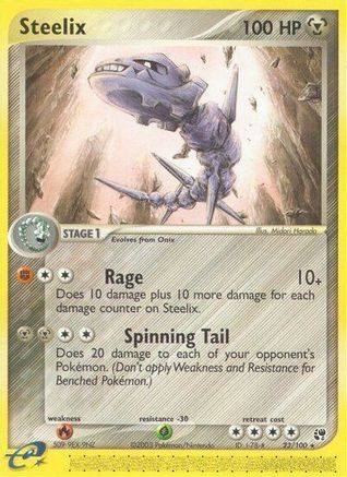 Steelix  - Reverse Holofoil Sandstorm - Rare